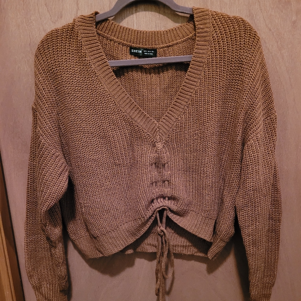 Rutched sweater